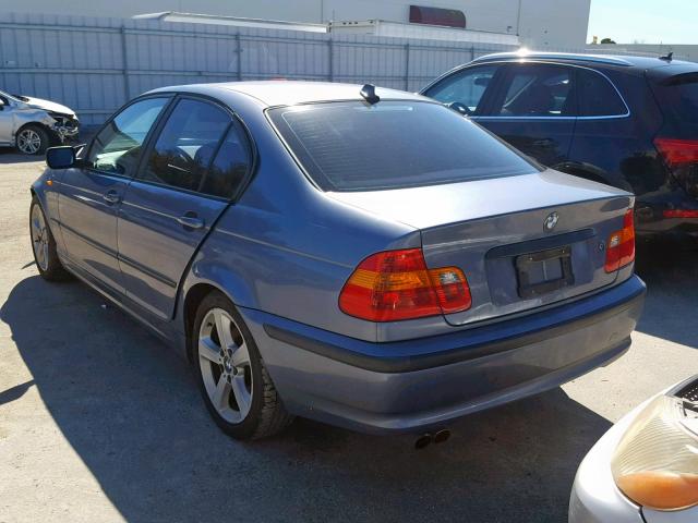 WBAAZ33494KP87628 - 2004 BMW 325 IS SUL BLUE photo 3