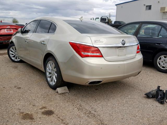 1G4GB5G32EF215823 - 2014 BUICK LACROSSE GOLD photo 3