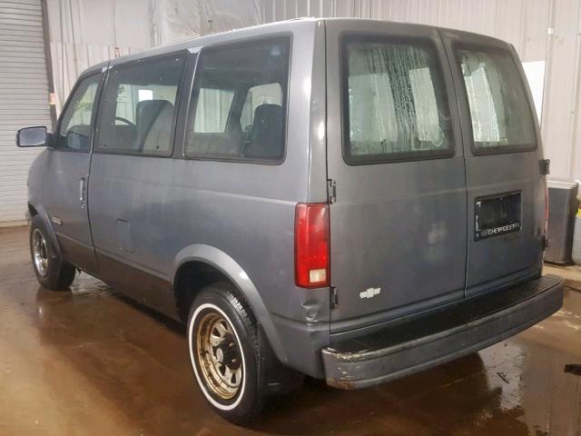 1GNDM15Z7LB217760 - 1990 CHEVROLET ASTRO GRAY photo 3