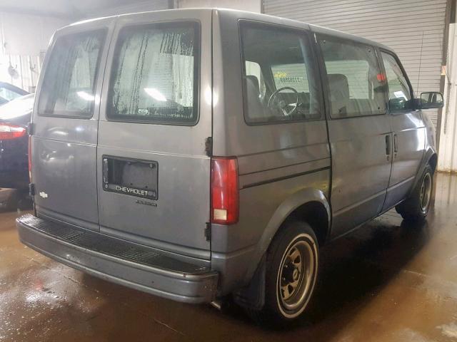 1GNDM15Z7LB217760 - 1990 CHEVROLET ASTRO GRAY photo 4