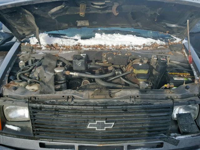 1GNDM15Z7LB217760 - 1990 CHEVROLET ASTRO GRAY photo 7