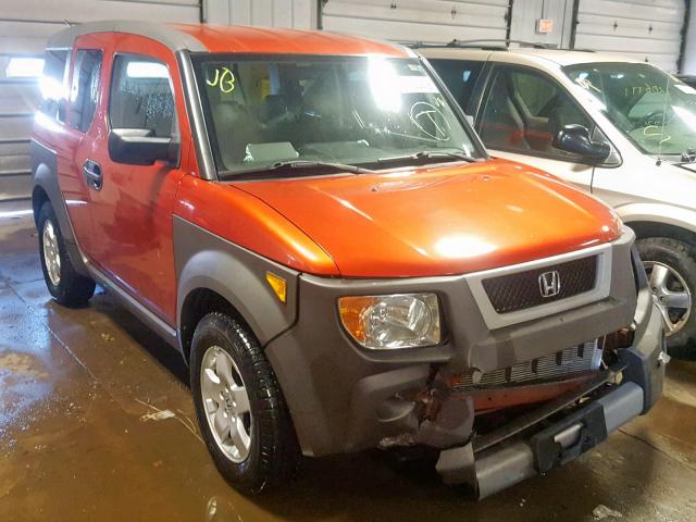 5J6YH286X4L017614 - 2004 HONDA ELEMENT EX ORANGE photo 1