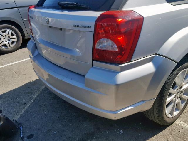 1B3CB5HA1BD168387 - 2011 DODGE CALIBER HE SILVER photo 9