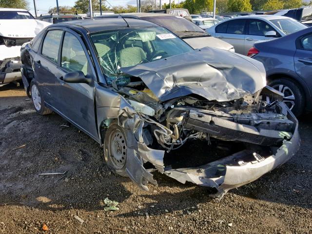 1FAFP34N47W361760 - 2007 FORD FOCUS ZX4 GRAY photo 1