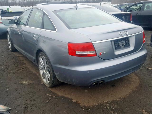 WAUGN74F27N114485 - 2007 AUDI S6 QUATTRO GRAY photo 3