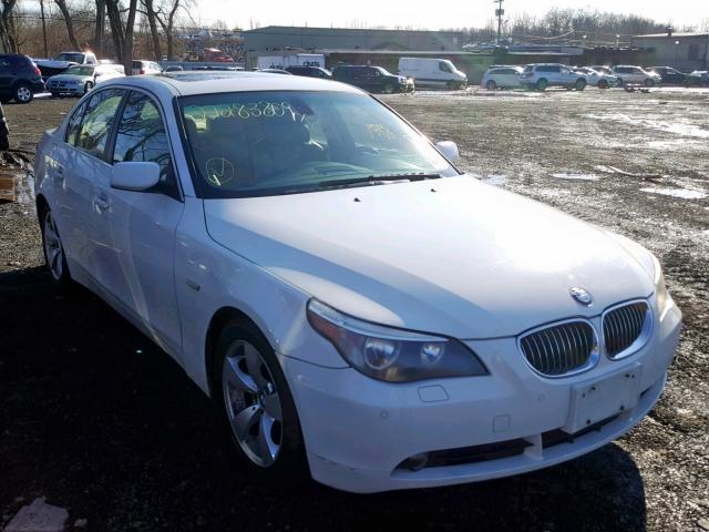 WBANE53507CY08219 - 2007 BMW 525 I WHITE photo 1