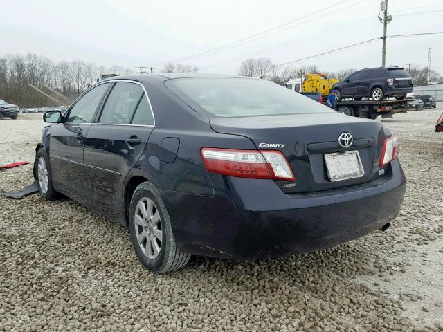 4T1BB46K09U085510 - 2009 TOYOTA CAMRY HYBR BLACK photo 3