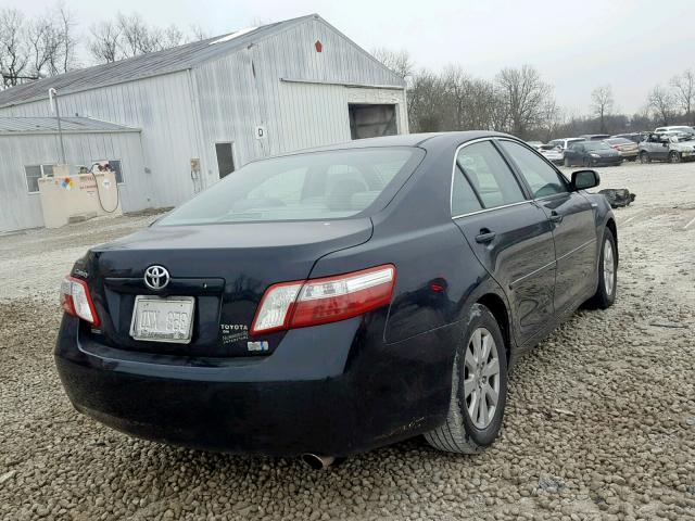 4T1BB46K09U085510 - 2009 TOYOTA CAMRY HYBR BLACK photo 4