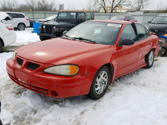 1G2NF52E84M617787 - 2004 PONTIAC GRAND AM S 红色 照片 2