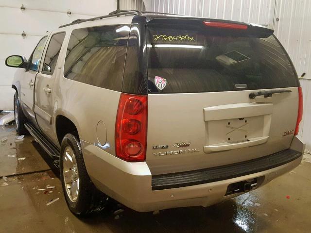 1GKFK36399R209855 - 2009 GMC YUKON XL K TAN photo 3