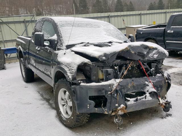 1N6AA0CC2AN322874 - 2010 NISSAN TITAN XE BLACK photo 1