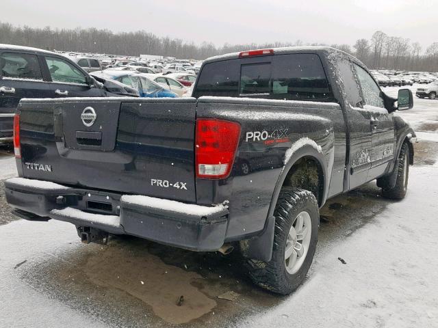 1N6AA0CC2AN322874 - 2010 NISSAN TITAN XE BLACK photo 4