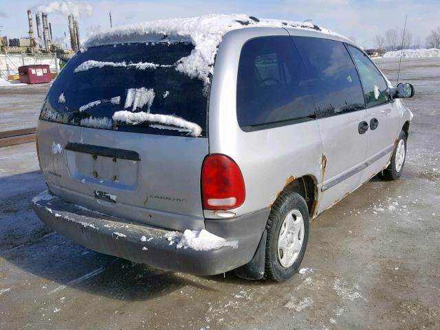 2B4GP2530YR503731 - 2000 DODGE CARAVAN SILVER photo 4