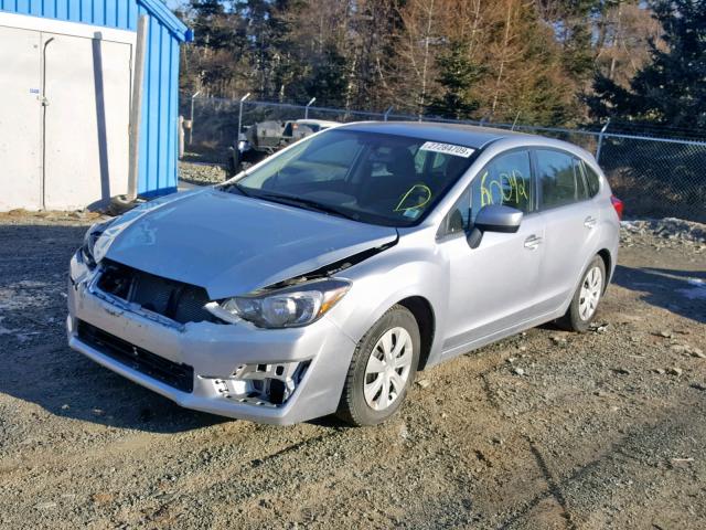 JF1GPAA65F8202058 - 2015 SUBARU IMPREZA SILVER photo 2