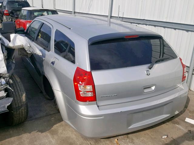 2D4FV48T55H679593 - 2005 DODGE MAGNUM SE GRAY photo 3