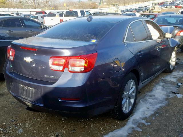 1G11E5SL4EF287141 - 2014 CHEVROLET MALIBU 2LT BLUE photo 4