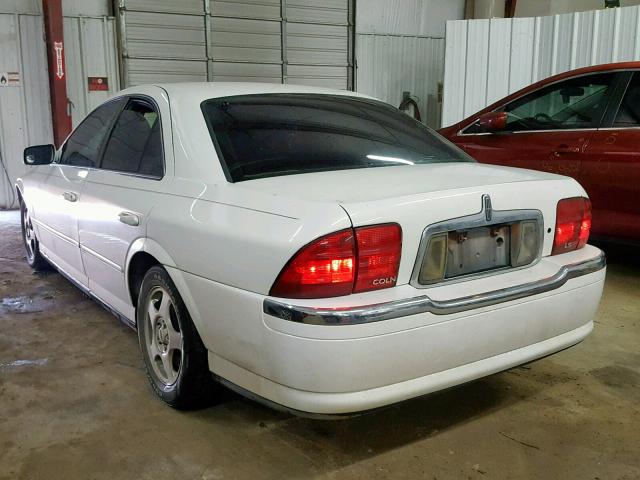 1LNHM87A2YY782766 - 2000 LINCOLN LS WHITE photo 3