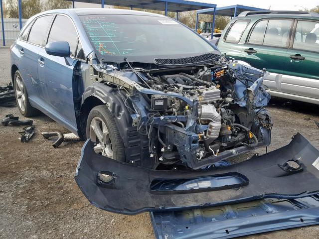 4T3BK3BB9AU035801 - 2010 TOYOTA VENZA BLUE photo 1