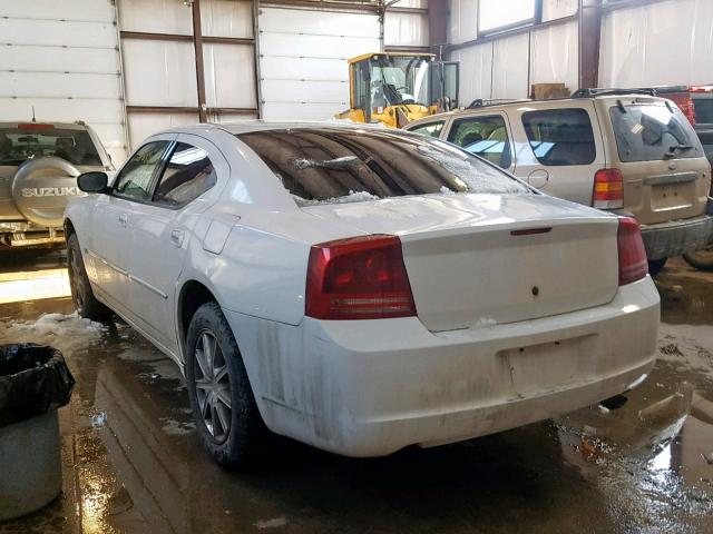 2B3CK3CV6AH277637 - 2010 DODGE CHARGER SX WHITE photo 3