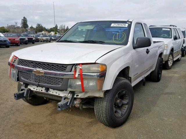 1GCCS198558258853 - 2005 CHEVROLET COLORADO WHITE photo 2