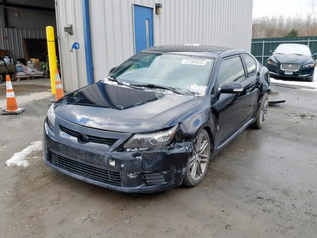 JTKJF5C73D3050560 - 2013 TOYOTA SCION TC BLACK photo 2
