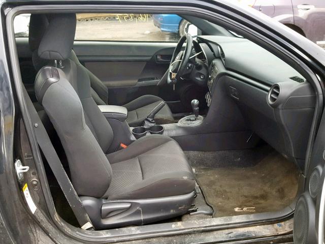 JTKJF5C73D3050560 - 2013 TOYOTA SCION TC BLACK photo 5