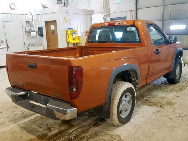 1GCDT149X78173303 - 2007 CHEVROLET COLORADO BROWN photo 4