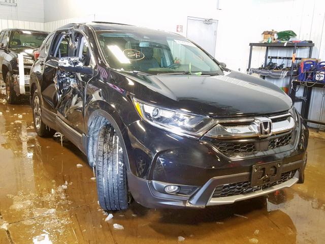 7FARW2H89JE010044 - 2018 HONDA CR-V EXL BLACK photo 1