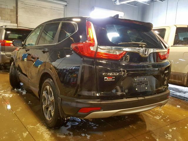 7FARW2H89JE010044 - 2018 HONDA CR-V EXL BLACK photo 3