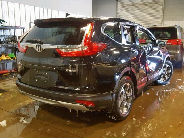 7FARW2H89JE010044 - 2018 HONDA CR-V EXL BLACK photo 4