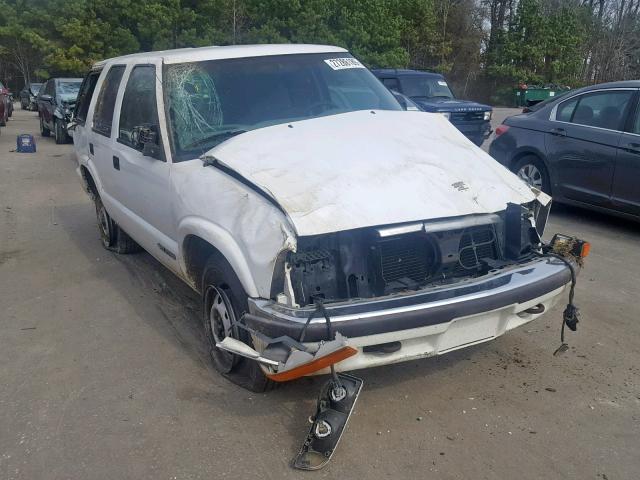 1GNDT13W1XK198513 - 1999 CHEVROLET BLAZER WHITE photo 1