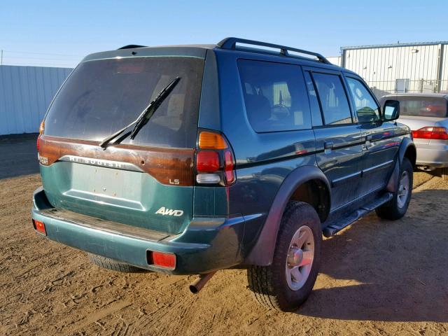 JA4MT21H33J035522 - 2003 MITSUBISHI MONTERO SP GREEN photo 4