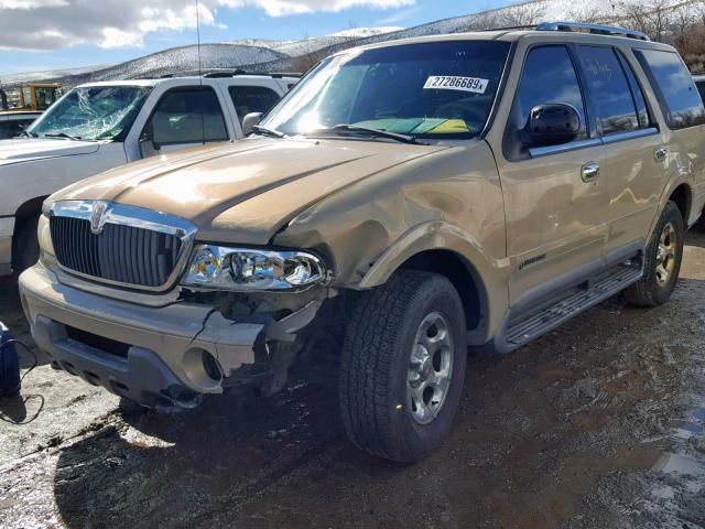5LMPU28A4XLJ30733 - 1999 LINCOLN NAVIGATOR Qızıl foto 2