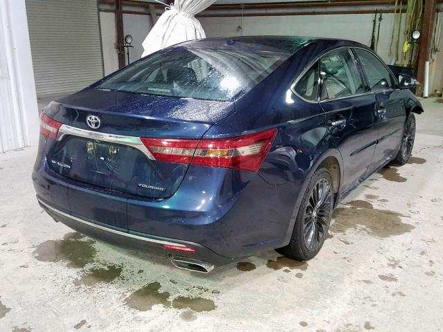 4T1BK1EB2GU216773 - 2016 TOYOTA AVALON XLE BLUE photo 4