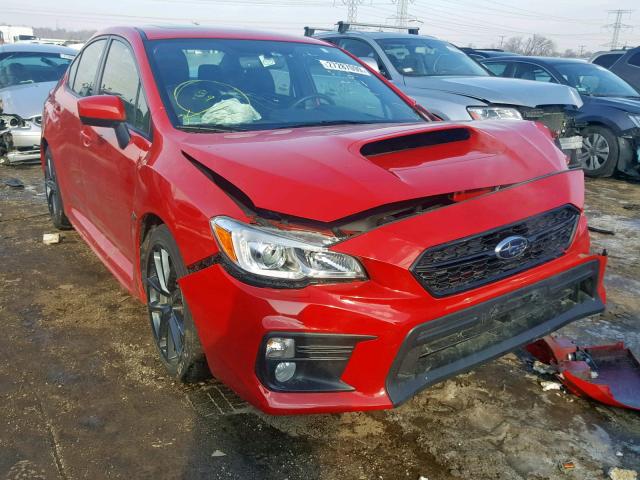 JF1VA1C6XJ9821618 - 2018 SUBARU WRX PREMIU RED photo 1