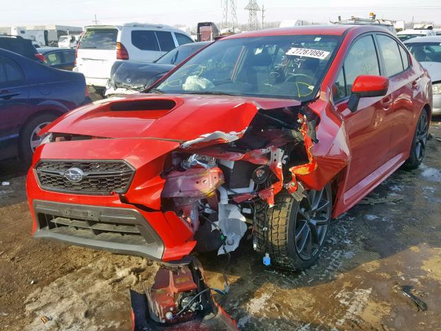 JF1VA1C6XJ9821618 - 2018 SUBARU WRX PREMIU RED photo 2