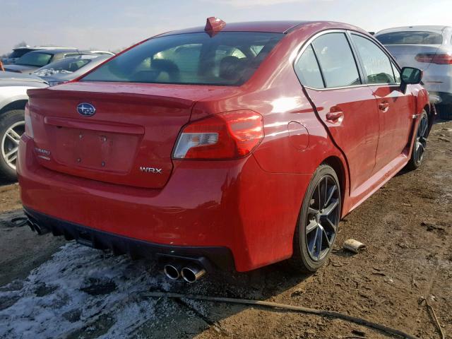 JF1VA1C6XJ9821618 - 2018 SUBARU WRX PREMIU RED photo 4