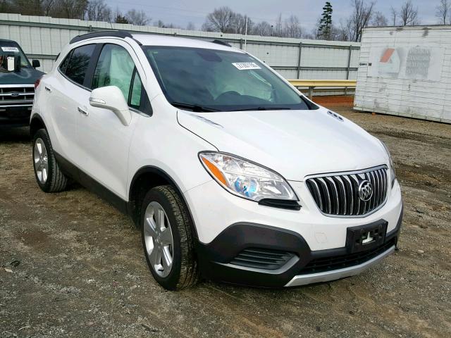 KL4CJESB9GB645289 - 2016 BUICK ENCORE WHITE photo 1