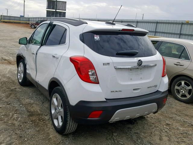 KL4CJESB9GB645289 - 2016 BUICK ENCORE WHITE photo 3