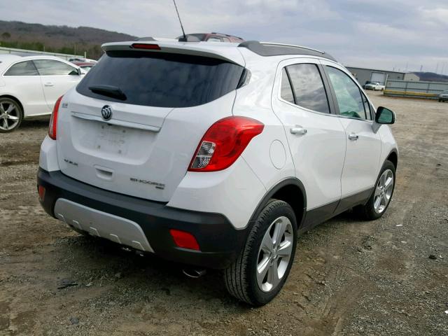 KL4CJESB9GB645289 - 2016 BUICK ENCORE WHITE photo 4