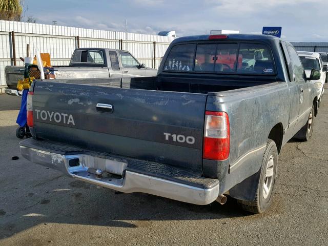 JT4TN12D5T0027008 - 1996 TOYOTA T100 XTRAC BLUE photo 4