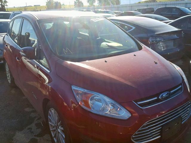 1FADP5CU2EL507020 - 2014 FORD C-MAX PREM RED photo 1