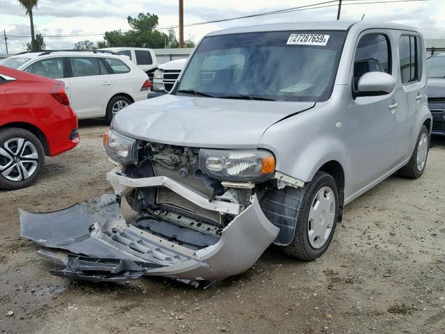 JN8AZ2KR3DT301744 - 2013 NISSAN CUBE S SILVER photo 2