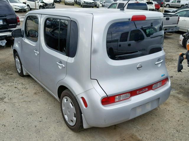 JN8AZ2KR3DT301744 - 2013 NISSAN CUBE S SILVER photo 3