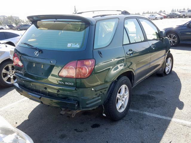 JT6HF10UXY0161470 - 2000 LEXUS RX 300 GREEN photo 4