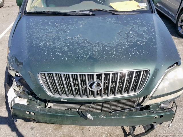 JT6HF10UXY0161470 - 2000 LEXUS RX 300 GREEN photo 7