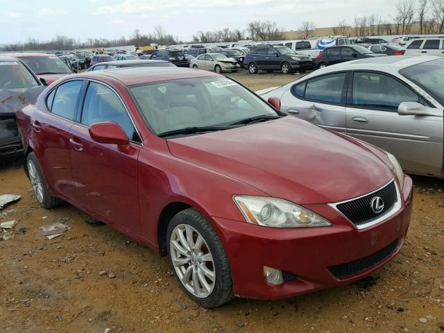 JTHCK262382025047 - 2008 LEXUS IS 250 RED photo 1