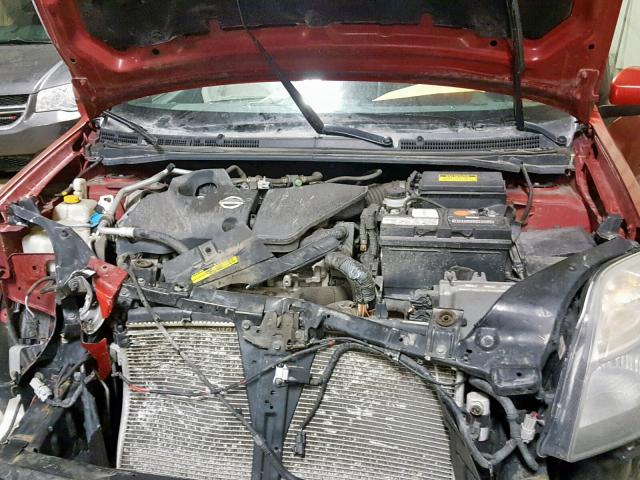 3N1CB6AP6AL666759 - 2010 NISSAN SENTRA SE- RED photo 7