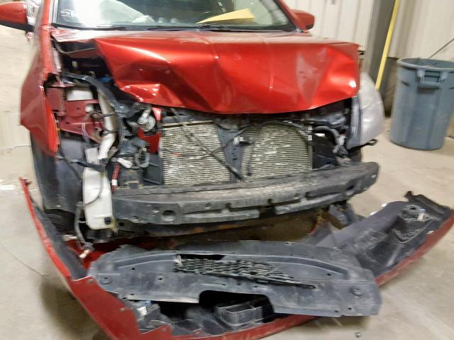 3N1CB6AP6AL666759 - 2010 NISSAN SENTRA SE- RED photo 9