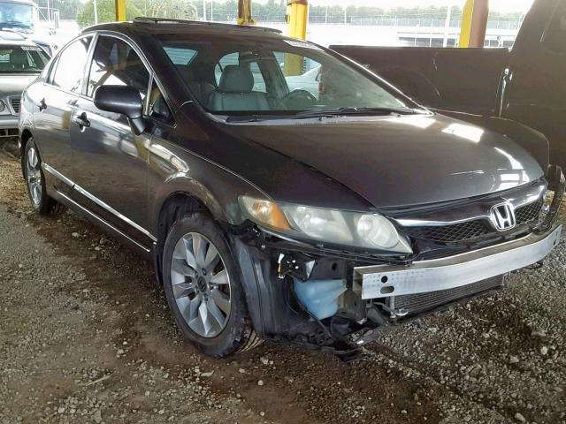 2HGFA1F9XAH514598 - 2010 HONDA CIVIC EXL GRAY photo 1